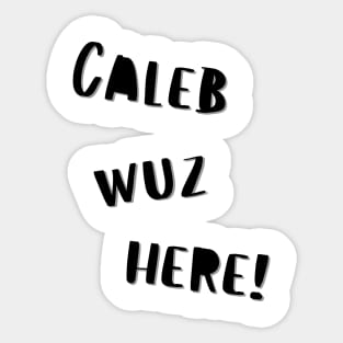 Caleb Sticker